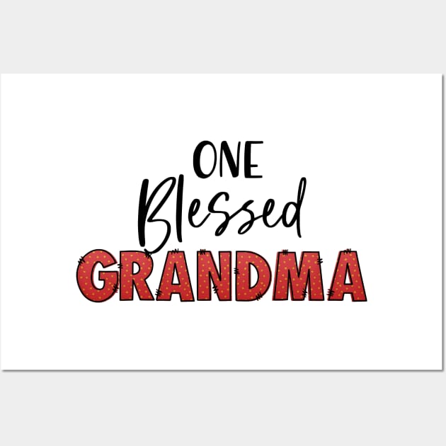 Blessed Grandma Wall Art by Satic